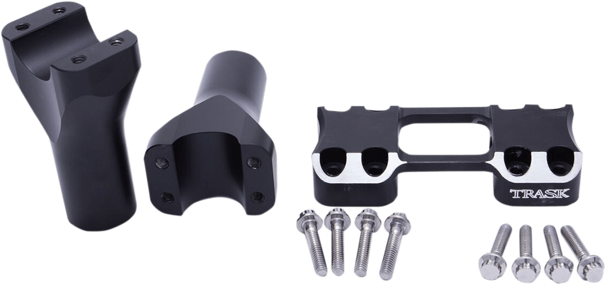 TRASK-Assault Handlebar Riser - 1"-Risers-MetalCore Harley Supply