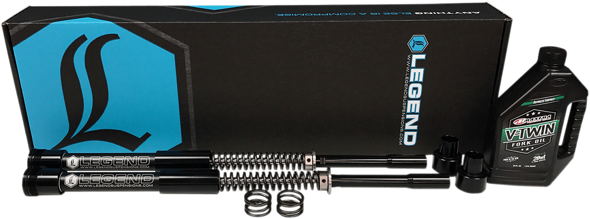 LEGEND SUSPENSION-AXEO23 Front Suspensions System / '17 and Up FLH w/ 23"-Fork Cartridges-MetalCore Harley Supply
