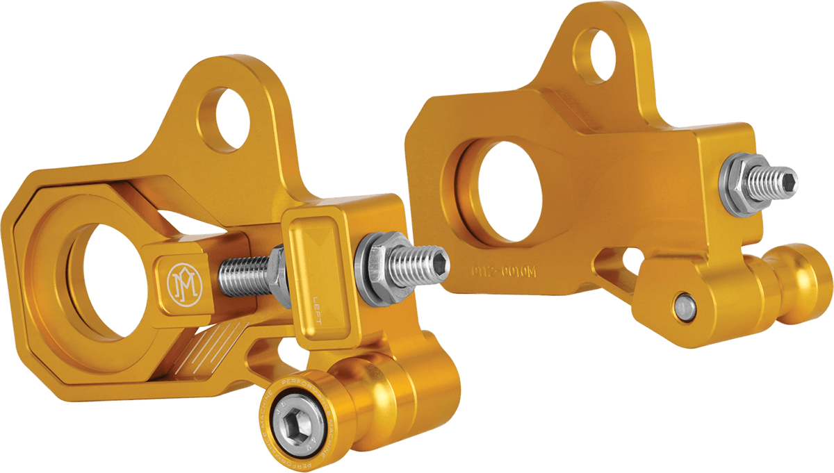 PERFORMANCE MACHINE-Axle Adjuster Kit / '09-'22 Bagger-Axle Adjustors-MetalCore Harley Supply
