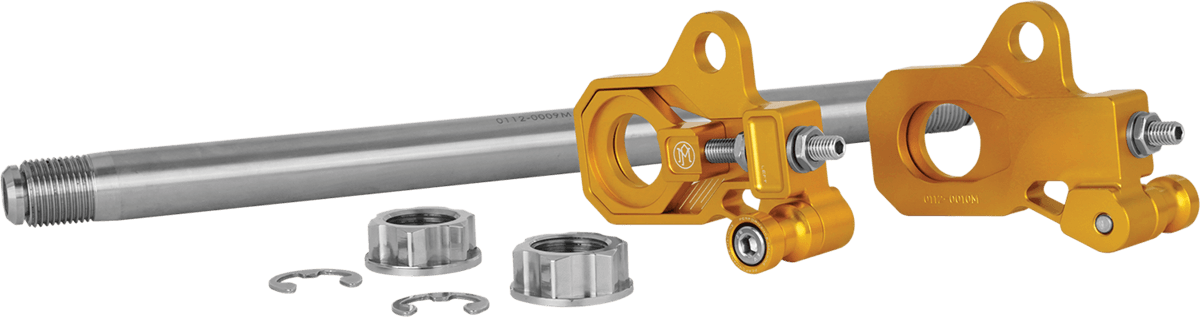 PERFORMANCE MACHINE-Axle Adjuster Kit / '09-'22 Bagger-Axle Adjustors-MetalCore Harley Supply