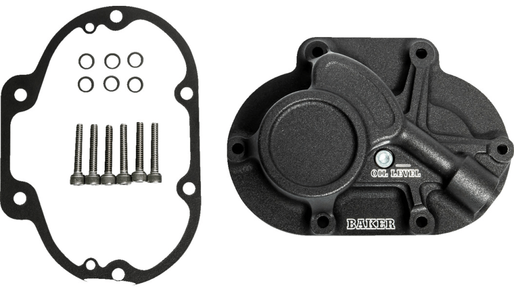BAKER DRIVETRAIN-Function Formed Cable Type Transmission Side Cover / '06-'23 Big Twin-Transmission Cover-MetalCore Harley Supply