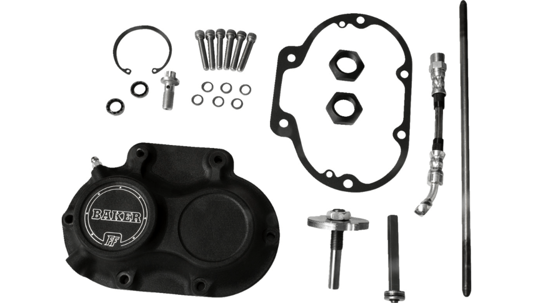 BAKER DRIVETRAIN-Function Formed Transmission Side Cover / '17-'23 M8-Transmission Cover-MetalCore Harley Supply