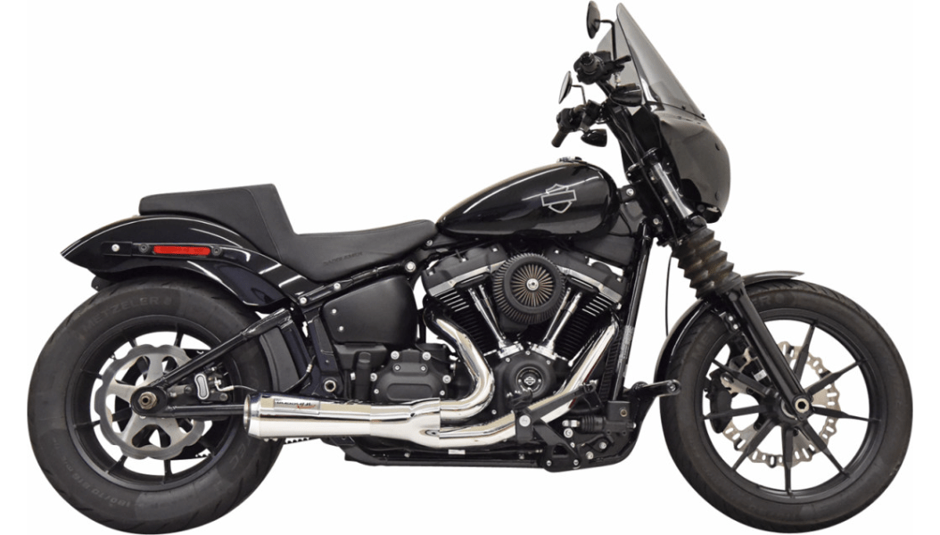 BASSANI-The Ripper 2 into 1 Short Exhaust System / '18-'23 M8 Softail-Exhaust - 2 into 1-MetalCore Harley Supply