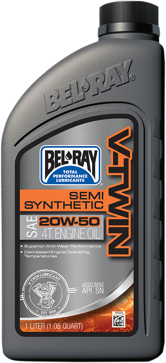BEL-RAY-20W-50 V-Twin Semi-Synthetic Engine Oil-Oil-MetalCore Harley Supply