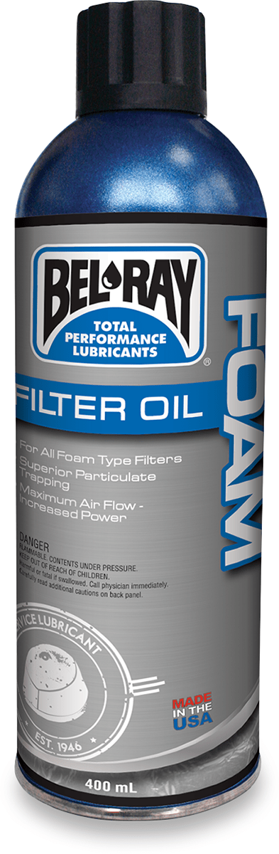 BEL-RAY-Foam Filter Oil-Filter Oil-MetalCore Harley Supply