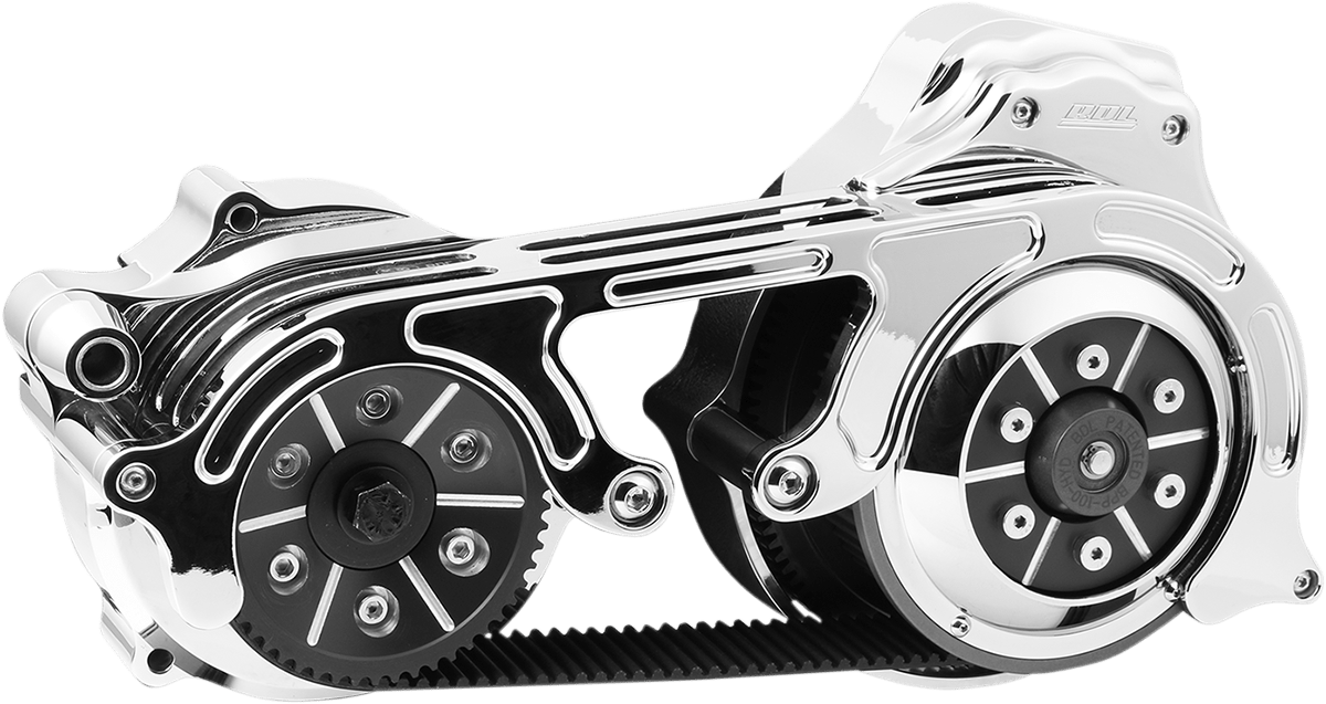 BELT DRIVES LTD-2" Open Belt Drive Kit with 2-Piece Motor Plate / '14-'16 Bagger-Primary Kits-MetalCore Harley Supply