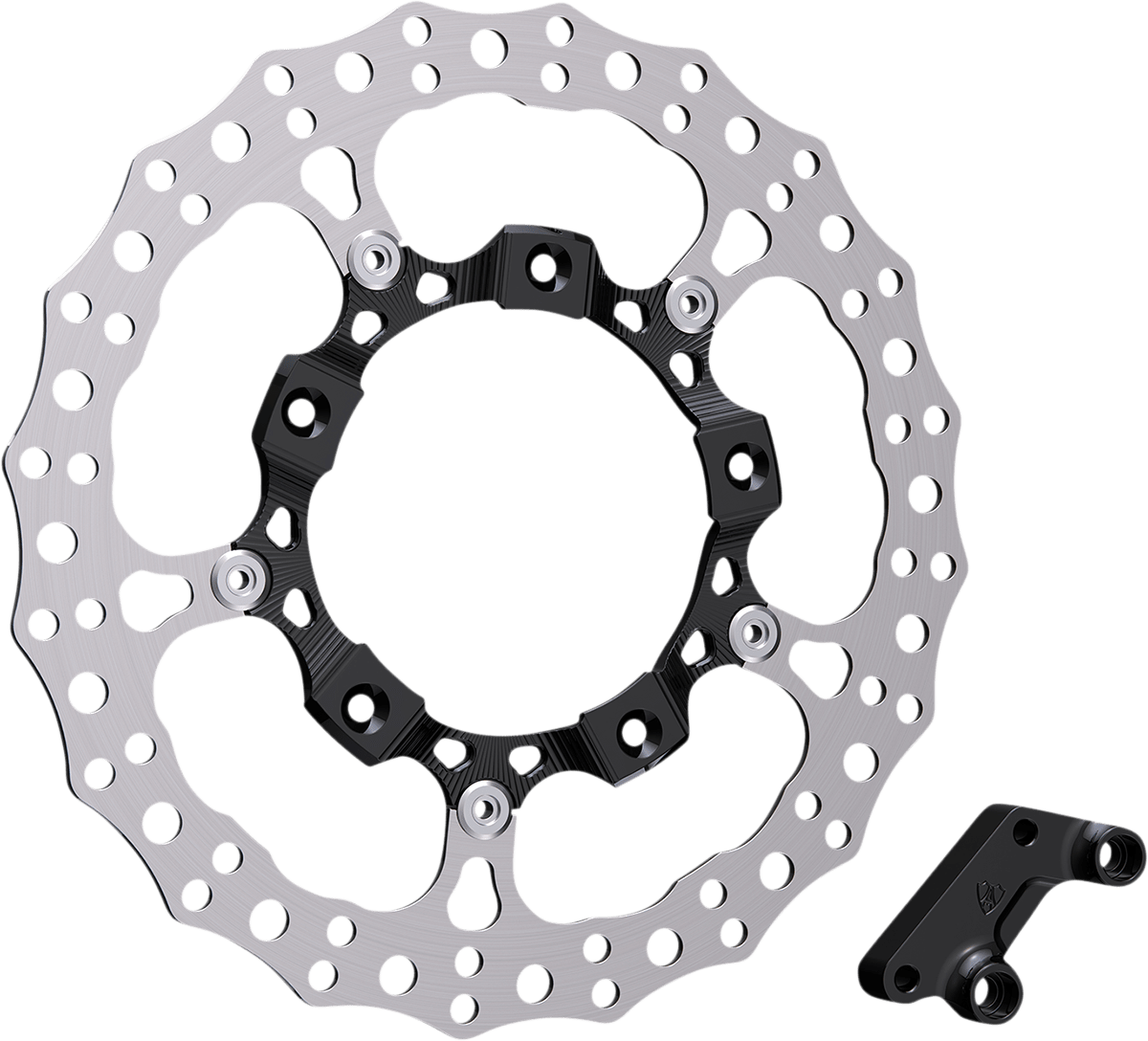 ARLEN NESS-Big Brake 14" Full Floating Brake Rotor Kits / '14-'22 Bagger-Rotors-MetalCore Harley Supply