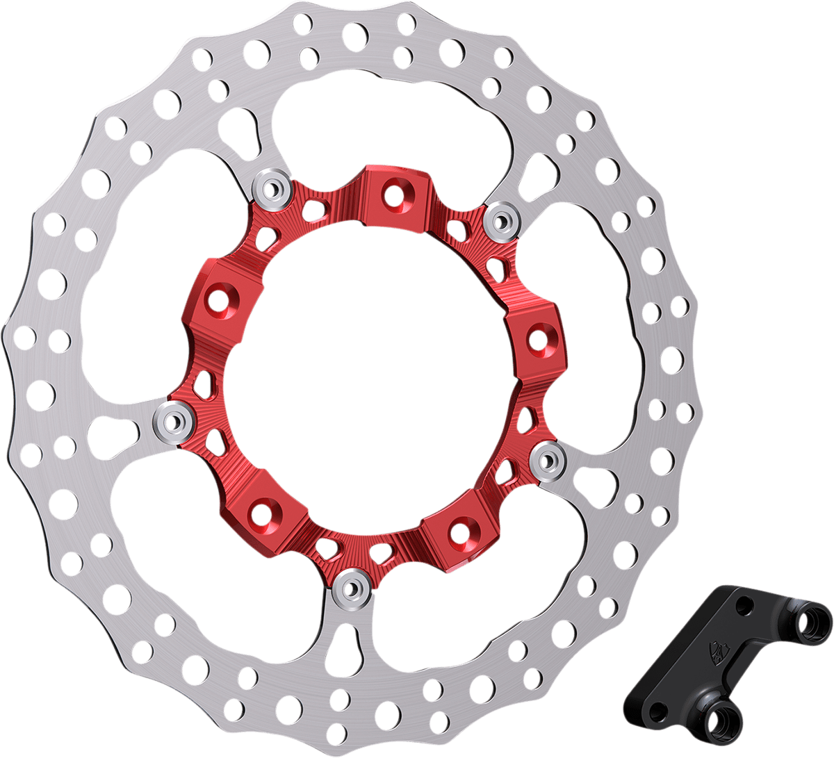 ARLEN NESS-Big Brake 14" Full Floating Brake Rotor Kits / '14-'22 Bagger-Rotors-MetalCore Harley Supply