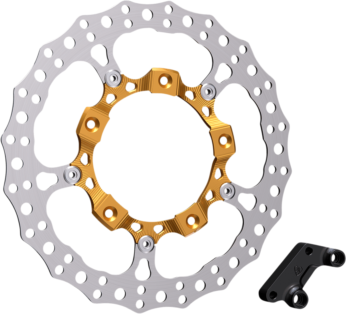 ARLEN NESS-Big Brake 14" Full Floating Brake Rotor Kits / '14-'22 Bagger-Rotors-MetalCore Harley Supply