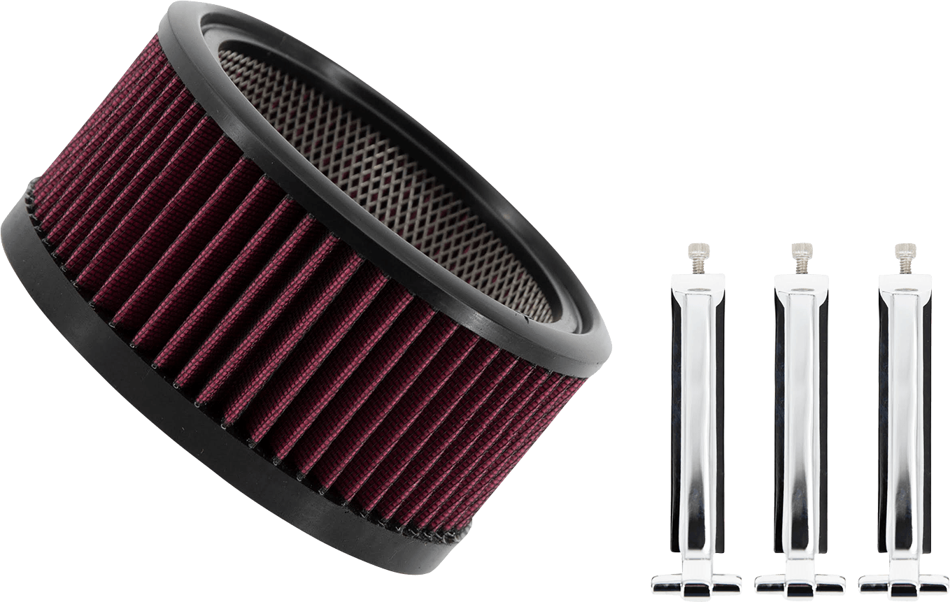 TRASK-Big Power Filter Kit - Replacement-Air Filter-MetalCore Harley Supply