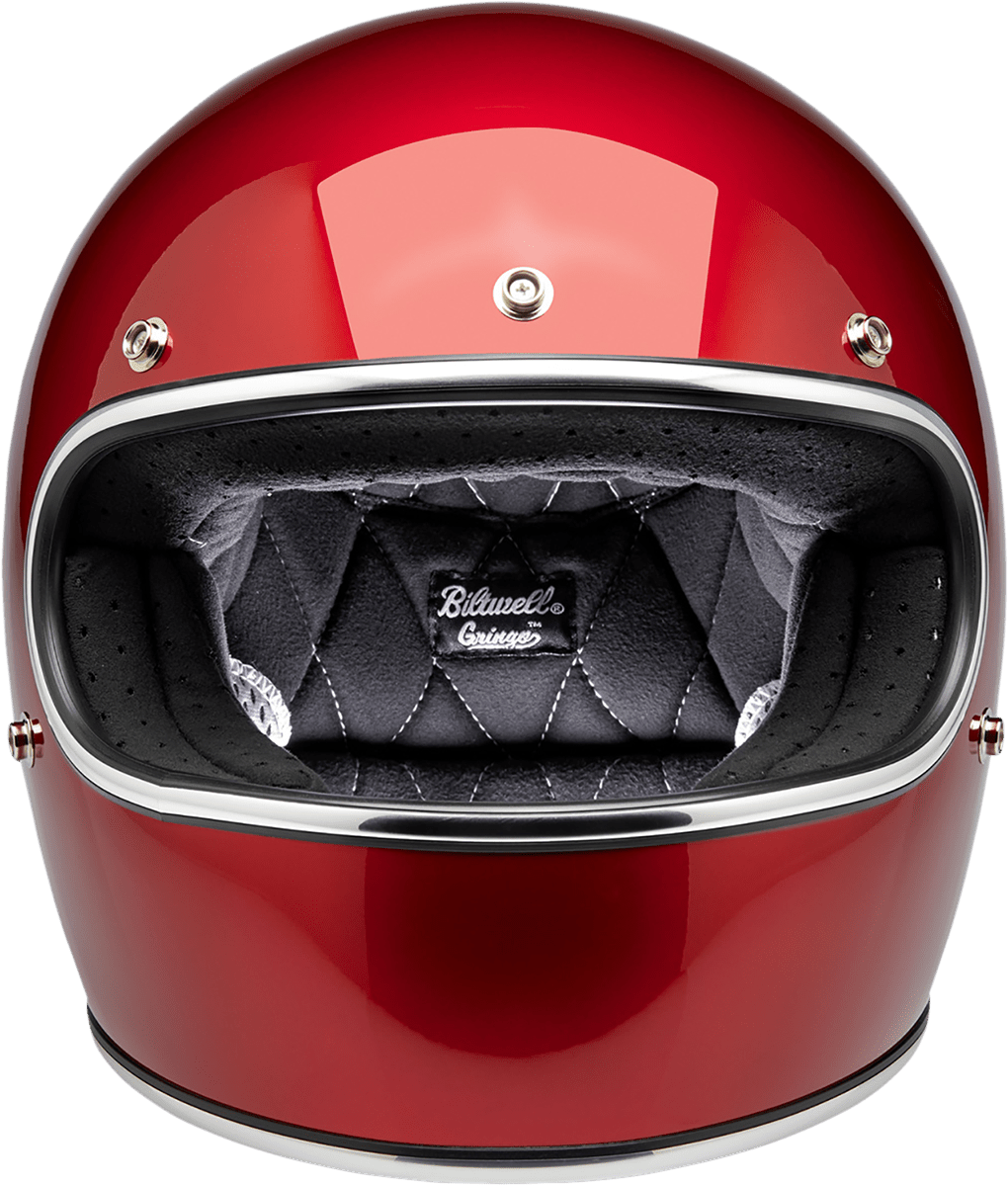 BILTWELL-Gringo Helmet / Metallic Cherry Red-Helmet-MetalCore Harley Supply