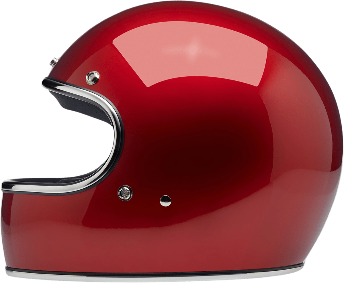 BILTWELL-Gringo Helmet / Metallic Cherry Red-Helmet-MetalCore Harley Supply