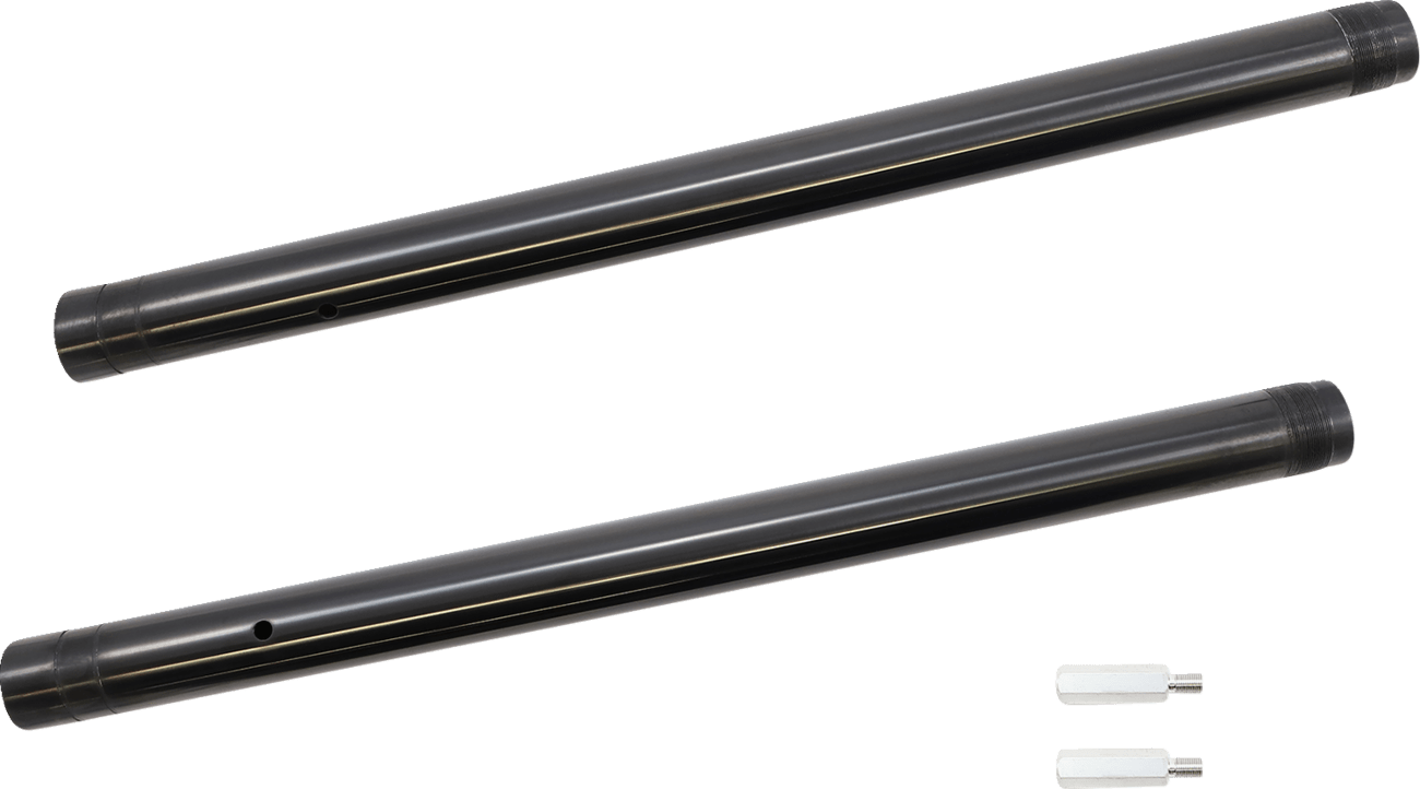 CUSTOM CYCLE ENGINEERING-Black Inverted Fork Tubes / M8-Fork Tubes-MetalCore Harley Supply