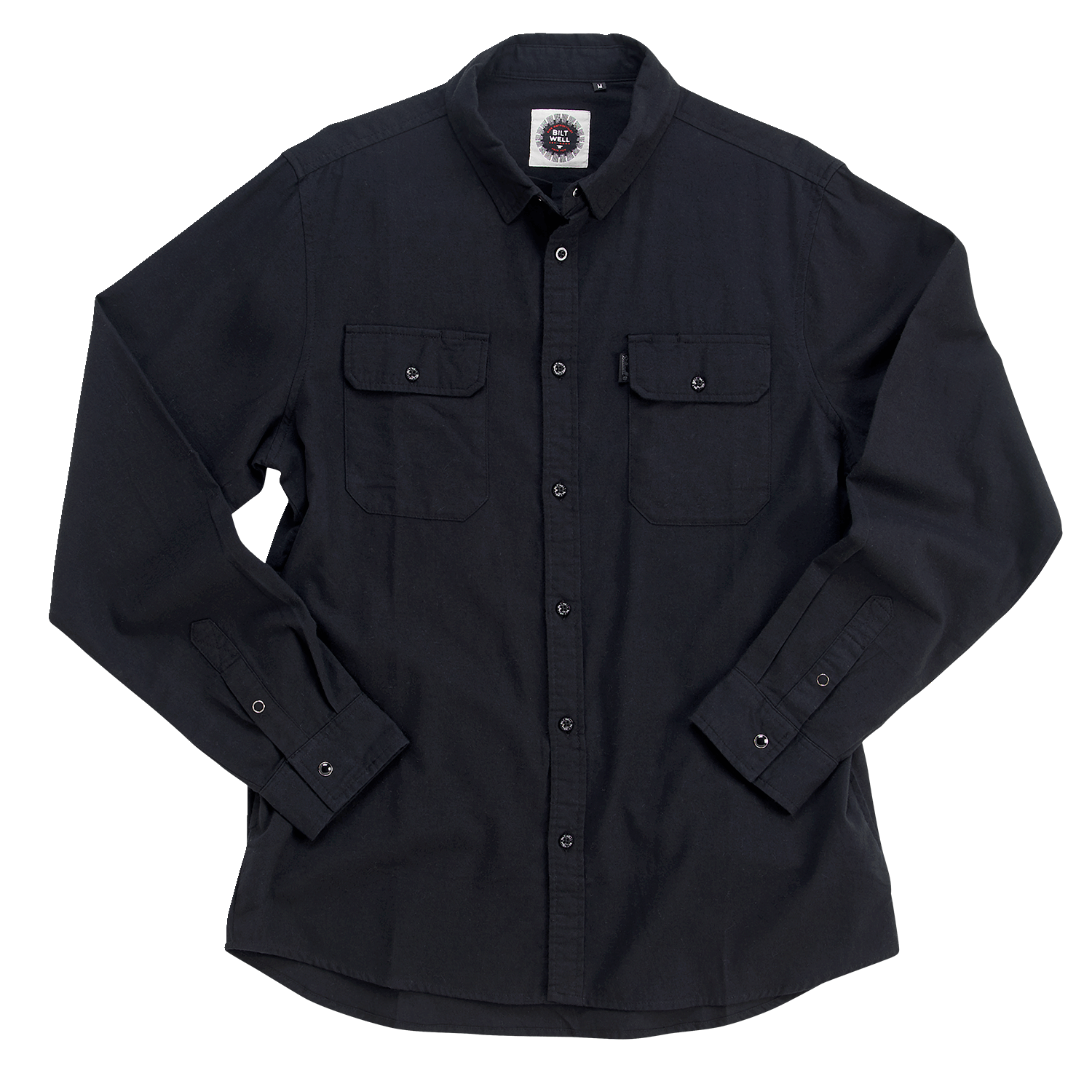 BILTWELL-Blackout Lightweight Flannel-Flannel-MetalCore Harley Supply