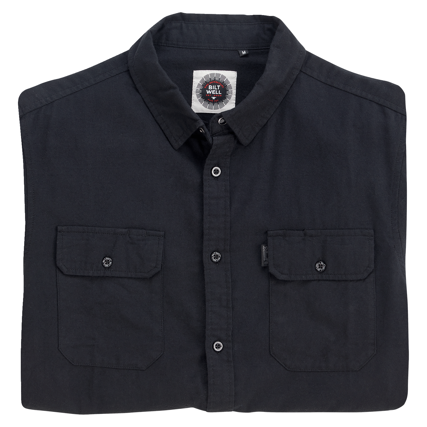 BILTWELL-Blackout Lightweight Flannel-Flannel-MetalCore Harley Supply