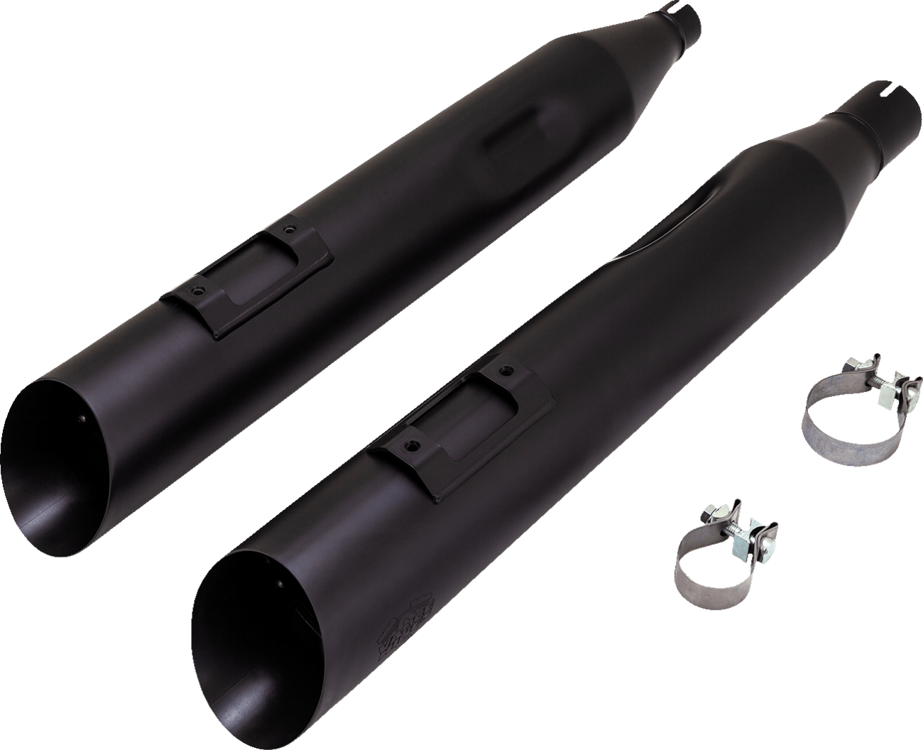VANCE & HINES-Blackslash 450 Slip-On Mufflers / '17-'22 Bagger-Exhaust - Slip Ons-MetalCore Harley Supply