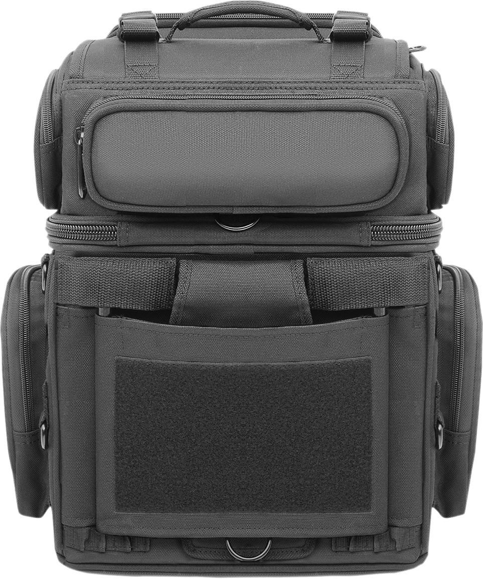 SADDLEMEN-BR1800 Tactical Sissy Bar Bag-Sissy Bar Bag-MetalCore Harley Supply