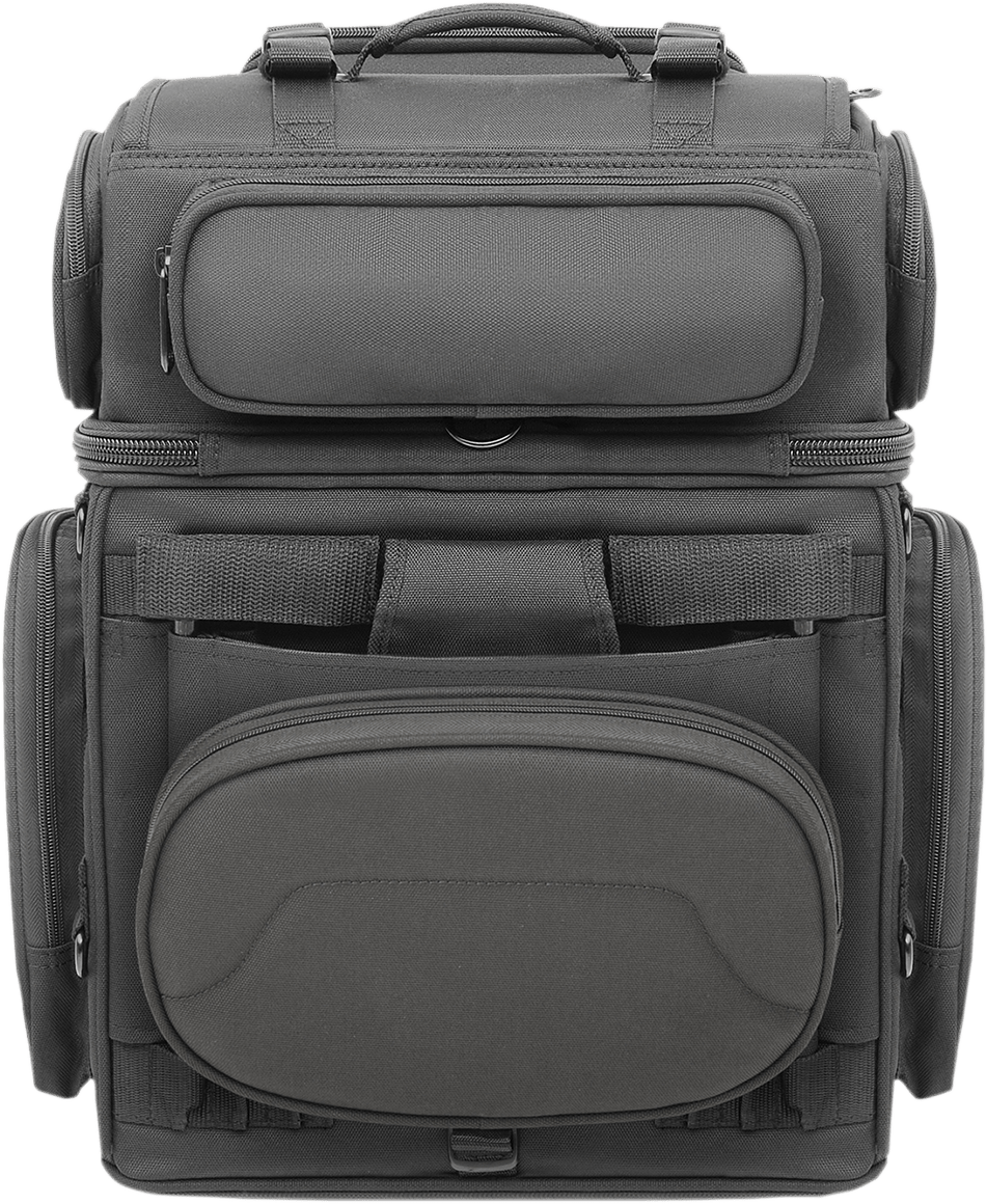 SADDLEMEN-BR3400 Tactical Sissy Bar Bag-Sissy Bar Bag-MetalCore Harley Supply