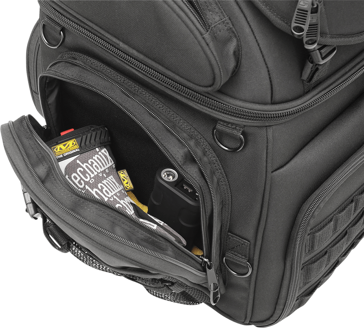 SADDLEMEN-BR3400 Tactical Sissy Bar Bag-Sissy Bar Bag-MetalCore Harley Supply