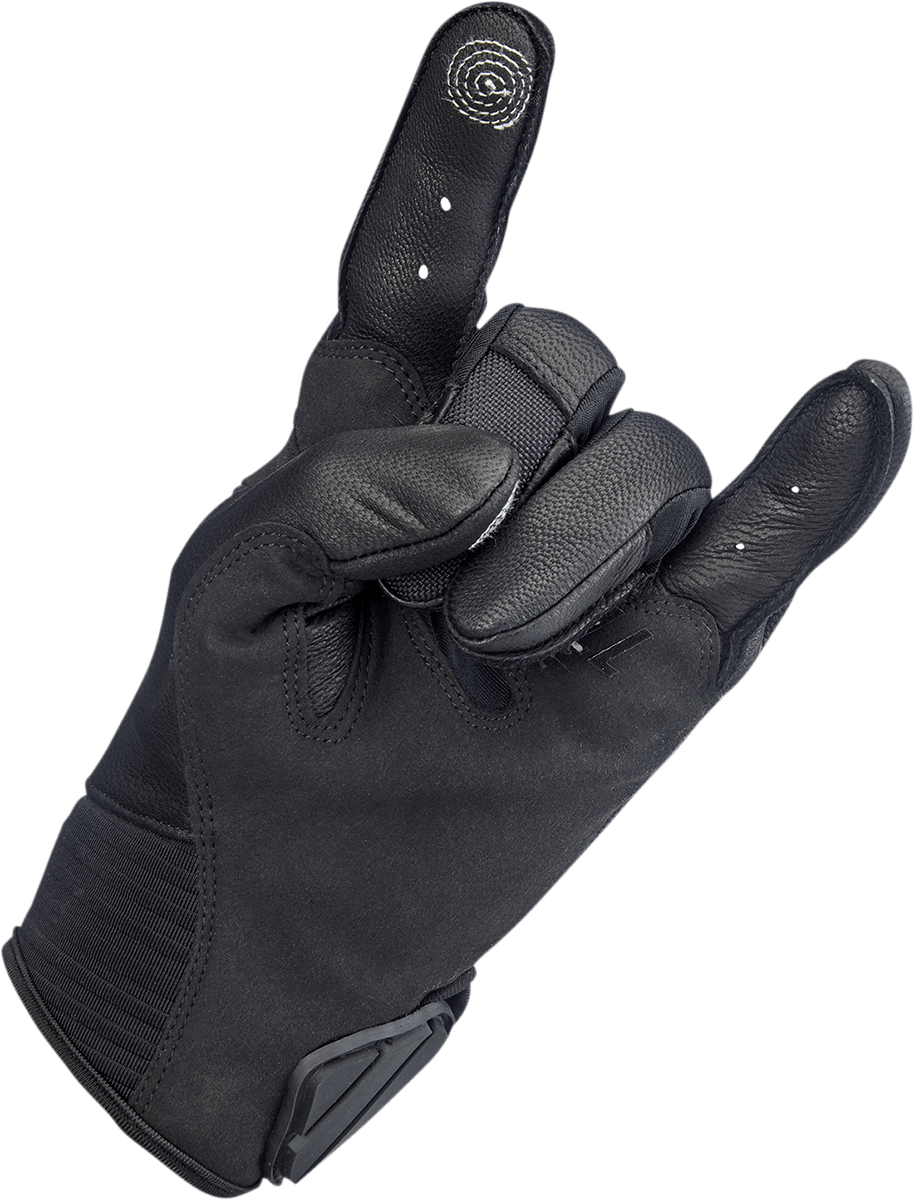 BILTWELL-Bridgeport Gloves / Red Black-Gloves-MetalCore Harley Supply