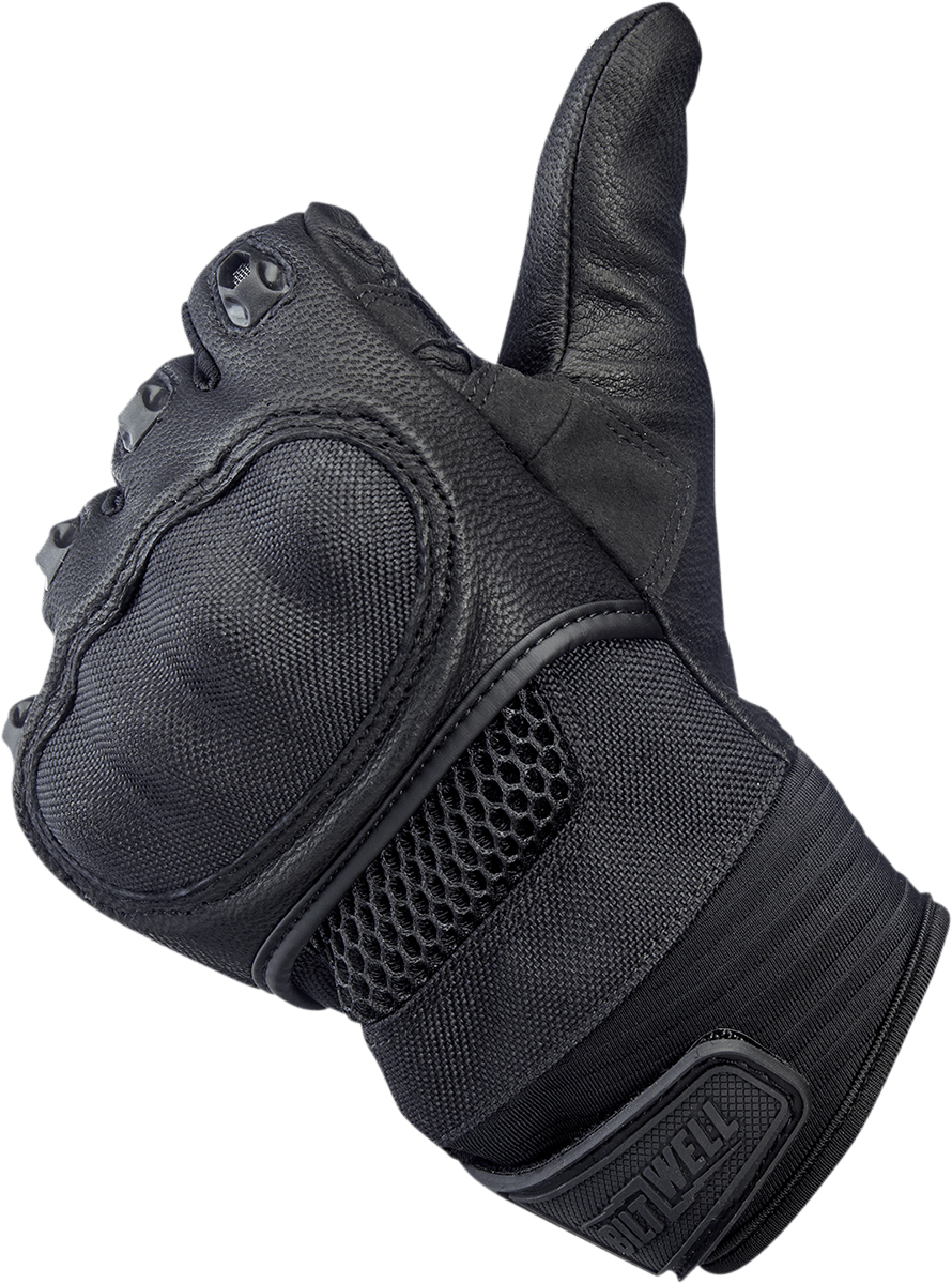 BILTWELL-Bridgeport Gloves / Red Black-Gloves-MetalCore Harley Supply