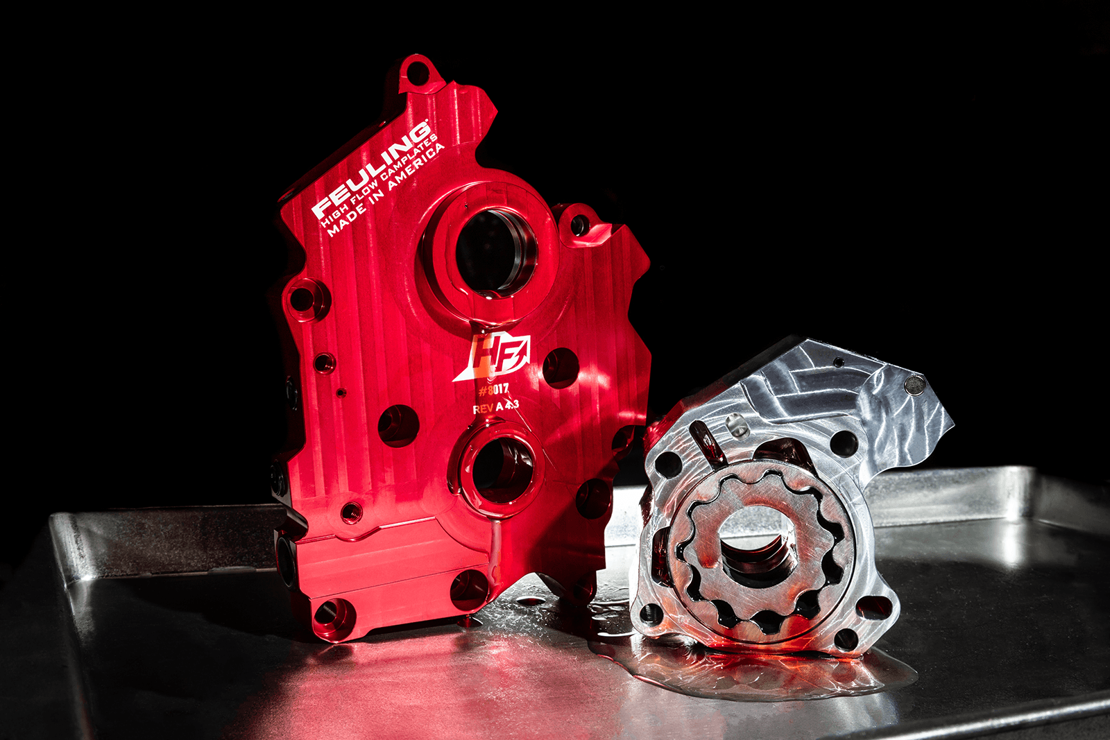 FEULING-Cam Support Plate / M8 Motors-Cam Plates-MetalCore Harley Supply