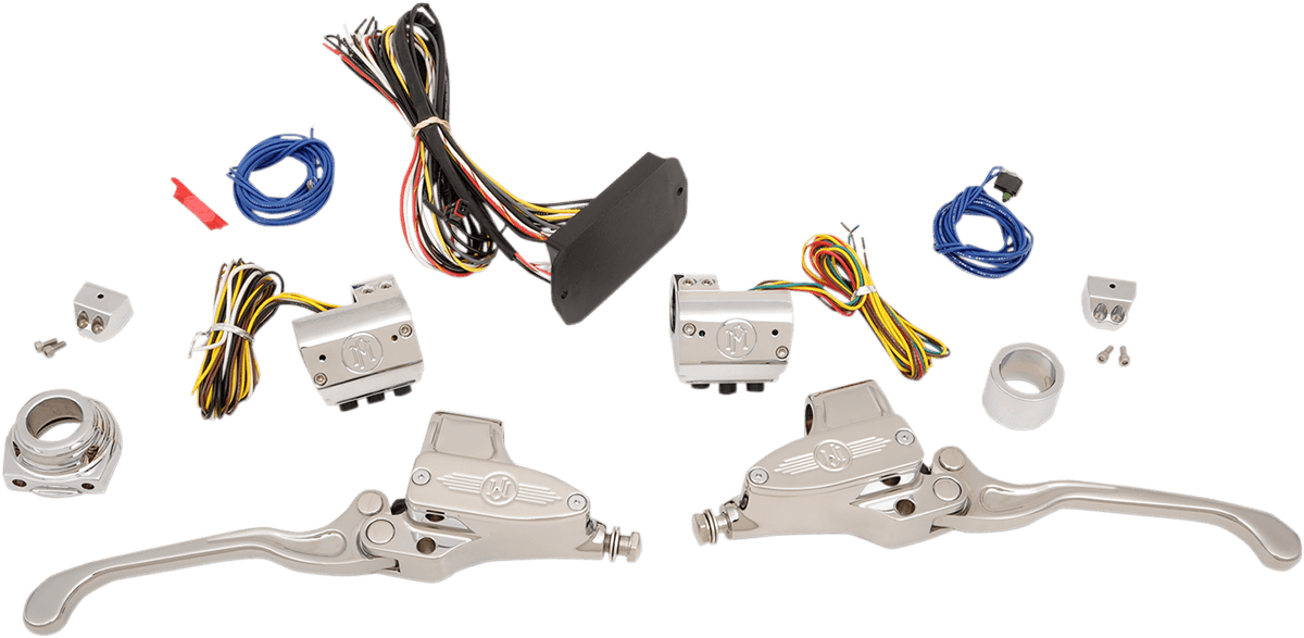 PERFORMANCE MACHINE-CAN-Bus Handlebar Control Kit / '14-'16 FLHT - FLHX-Brake / Clutch Hand Controls-MetalCore Harley Supply