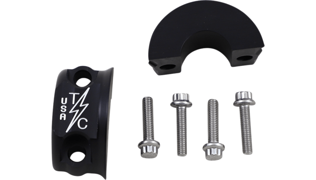 THRASHIN SUPPLY CO.-Clutch & Brake Perch Clamps / '82-'20 Big Twin-Handlebar Clamps-MetalCore Harley Supply