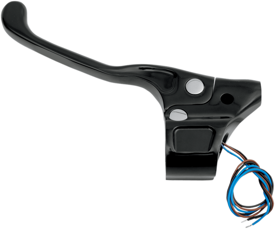 PERFORMANCE MACHINE-Contour Billet Clutch Lever Assemblys for 1" Bars-Clutch Perch-MetalCore Harley Supply