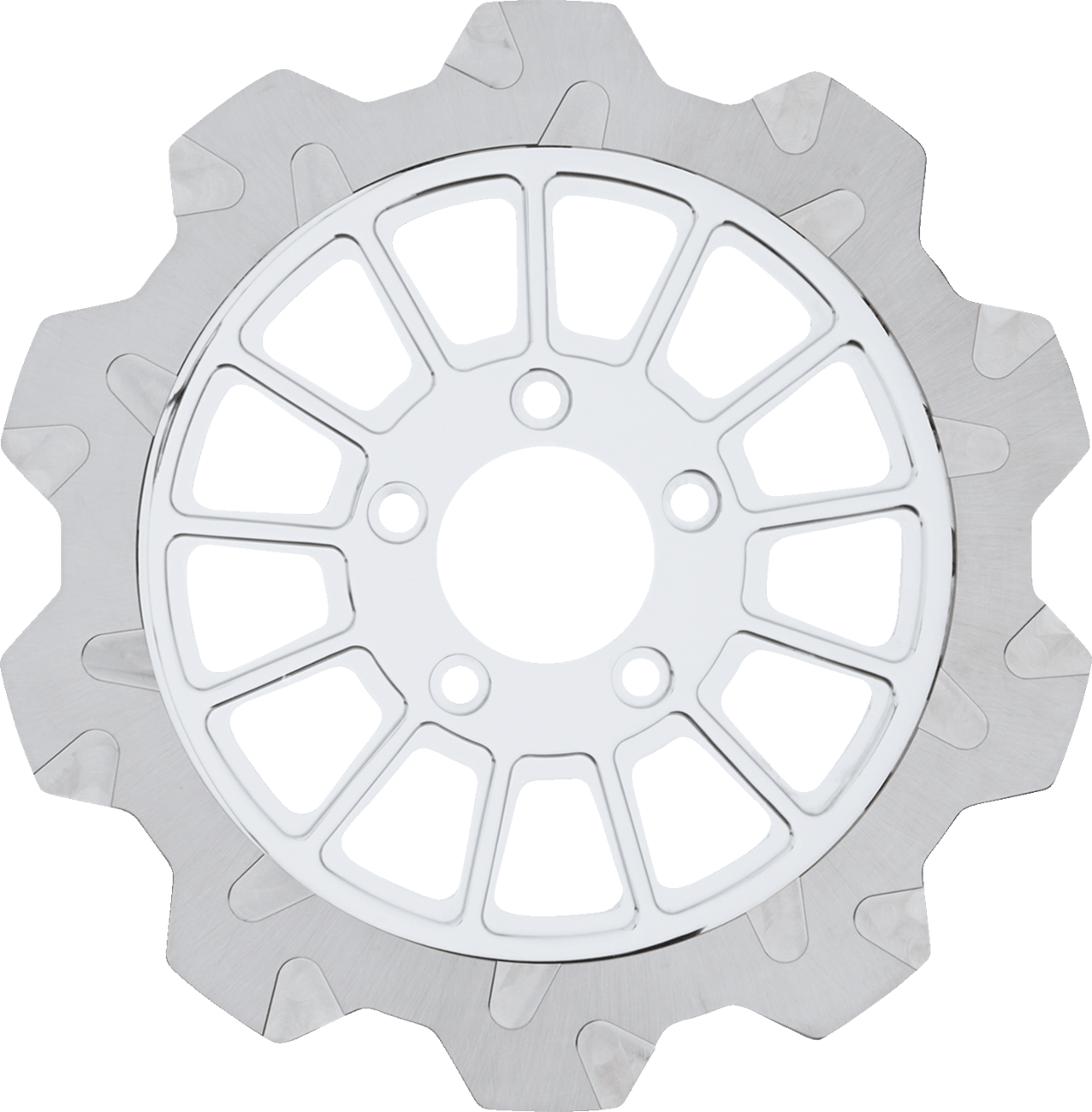 LYNDALL RACING BRAKES LLC-13 Spoke Crown Cut Rear Brake Rotor / 11.5"-Rotors-MetalCore Harley Supply
