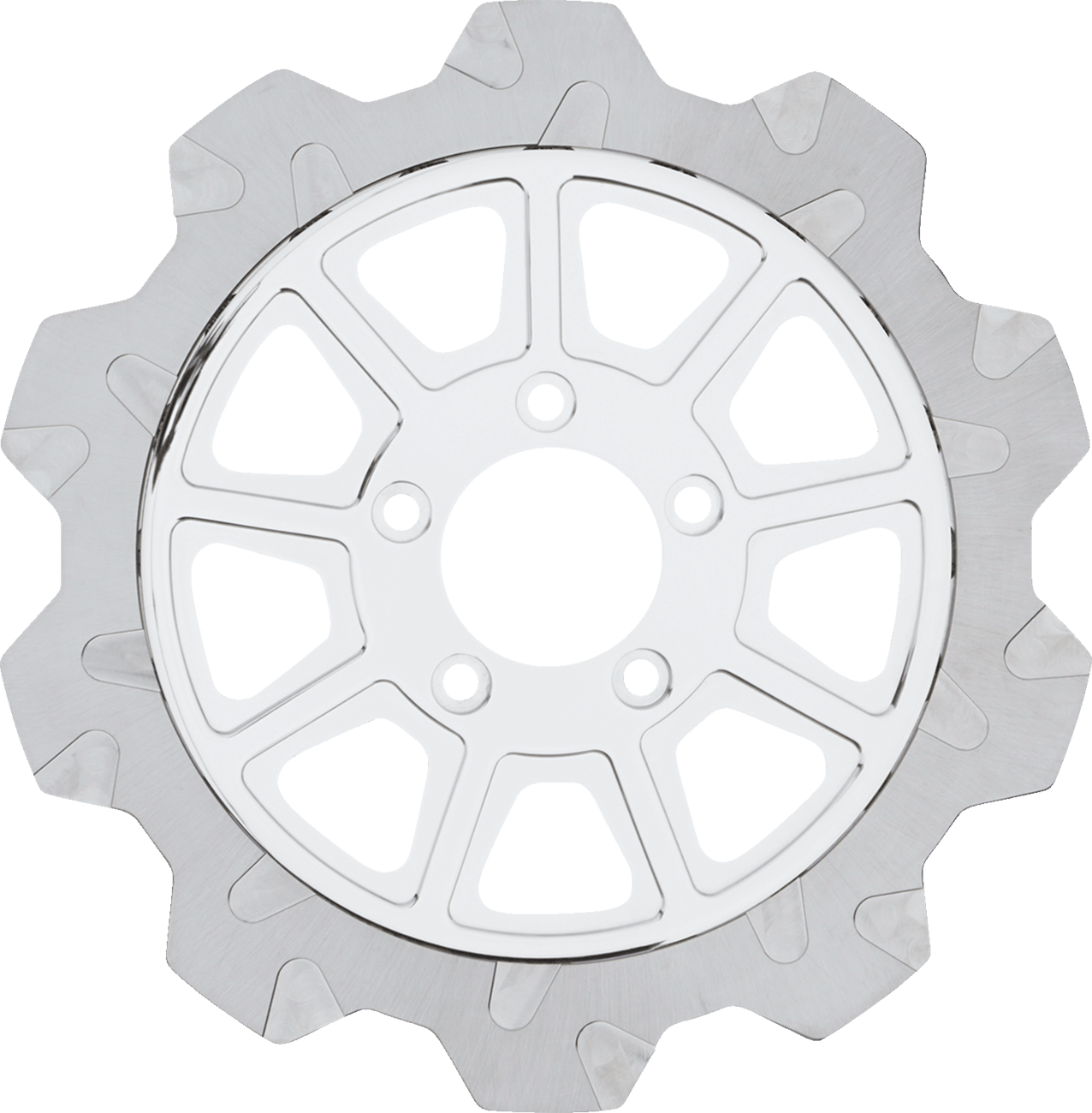 LYNDALL RACING BRAKES LLC-9 Spoke Crown Cut Rear Brake Rotor / 11.5"-Rotors-MetalCore Harley Supply