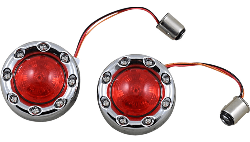 CUSTOM DYNAMICS - ProBEAM Bullet Ringz 1157 Rear Turn Signals / '07 - '23 - Turn Signals / Brake Light - MetalCore Harley Supply