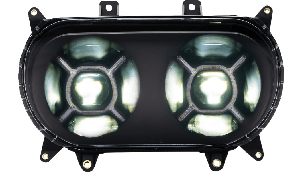 CUSTOM DYNAMICS-Double-X LED Headlight / '15-'23 Road Glide-Headlight-MetalCore Harley Supply