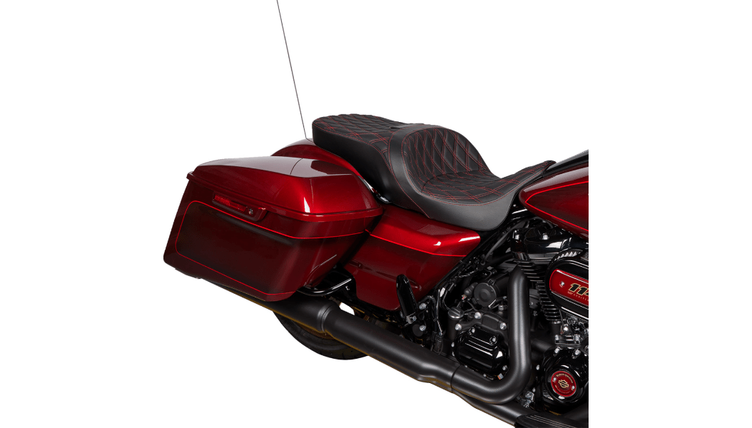 DRAG SPECIALTIES-Freedom Touring Seat / '09-'23 Bagger-Seats-MetalCore Harley Supply