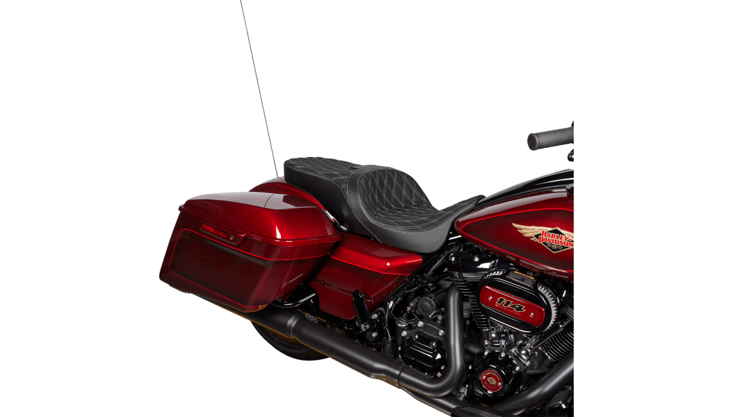 DRAG SPECIALTIES-Freedom Touring Seat / '09-'23 Bagger-Seats-MetalCore Harley Supply