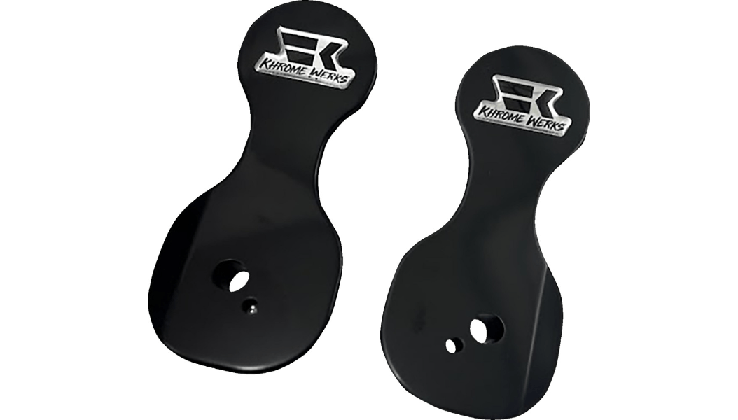 KHROME WERKS-Dropdown Mirror Brackets / '14-'22 Batwing-Mirror Bracket-MetalCore Harley Supply