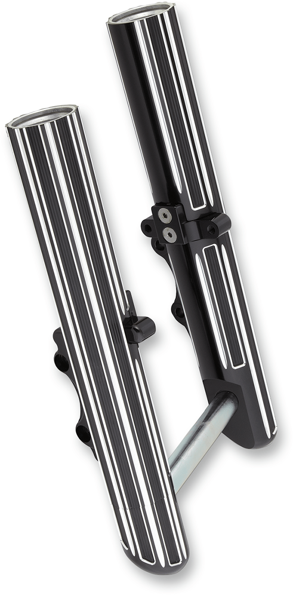 ARLEN NESS-Dual-Disc Hot Legs Fork Legs / '08-'13 Bagger-Lower Legs-MetalCore Harley Supply