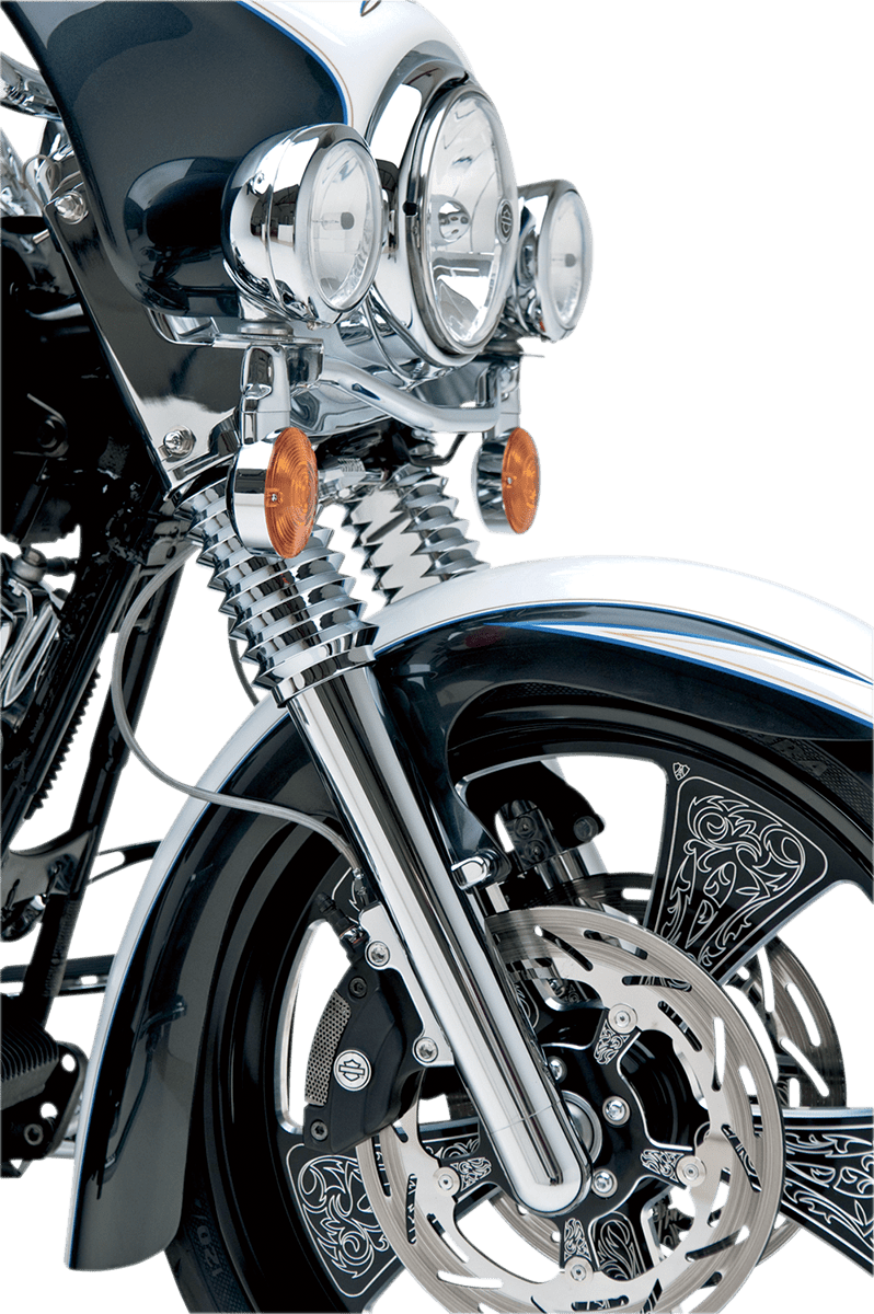 ARLEN NESS-Dual-Disc Hot Legs Fork Legs / '08-'13 Bagger-Lower Legs-MetalCore Harley Supply