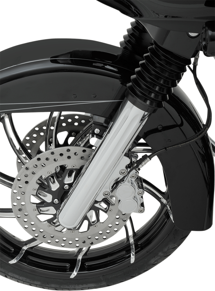 ARLEN NESS-Dual-Disc Hot Legs Fork Legs / '14-'22 Bagger-Lower Legs-MetalCore Harley Supply