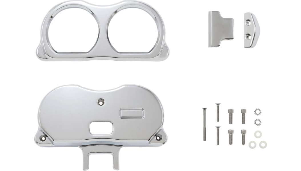 LA CHOPPERS-Dual Gauge Mount for Performance Risers / '15-'22 Bagger-Gauge Mount-MetalCore Harley Supply