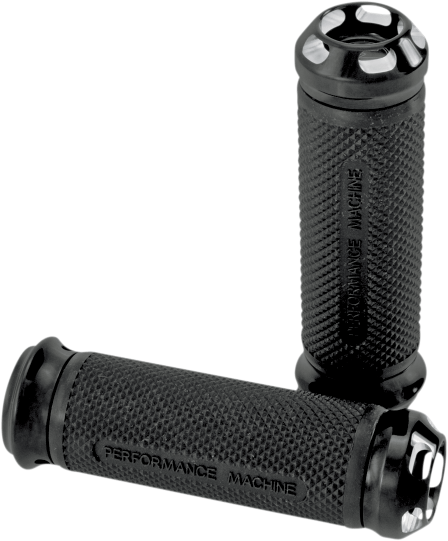 PERFORMANCE MACHINE-Elite Apex Custom Grips / Cable - TBW-Grips-MetalCore Harley Supply