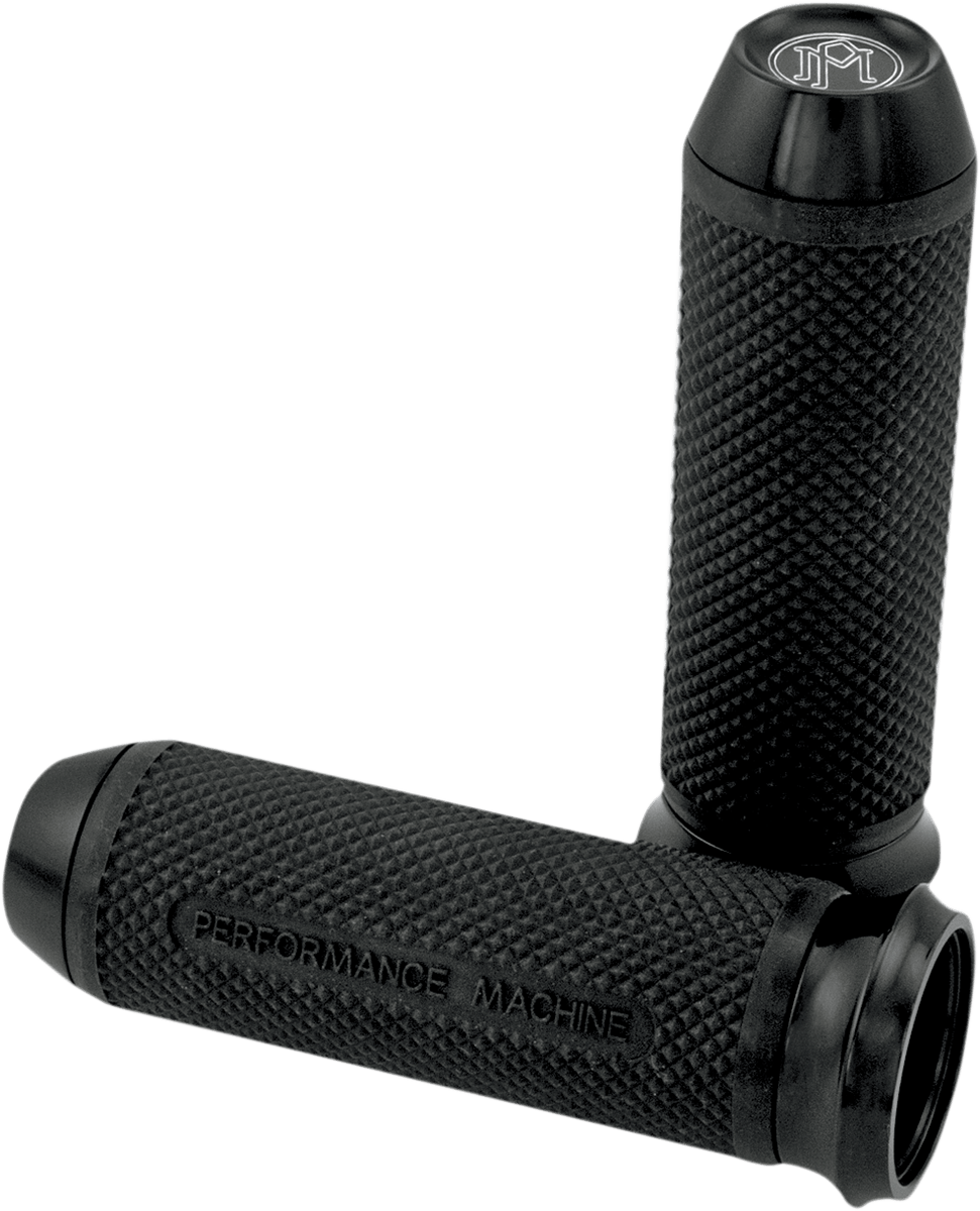 PERFORMANCE MACHINE-Elite Custom Grips / Cable - TBW-Grips-MetalCore Harley Supply