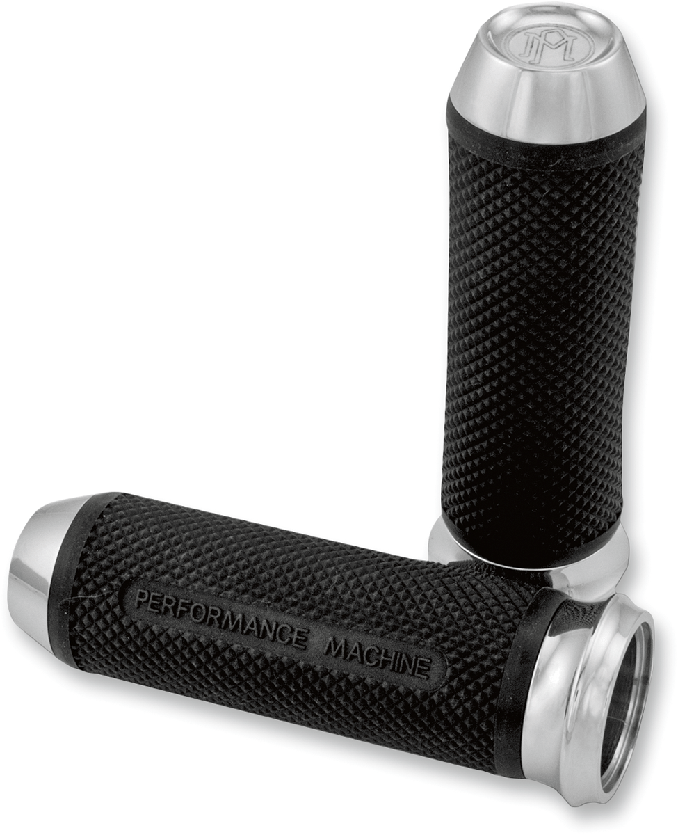 PERFORMANCE MACHINE-Elite Custom Grips / Cable - TBW-Grips-MetalCore Harley Supply
