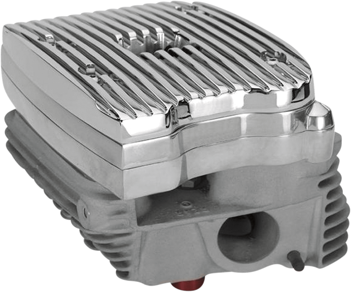 CUSTOM CYCLE ENGINEERING-Evo Finned Rocker Covers / '86-'03 XL-Rocker Box Covers-MetalCore Harley Supply