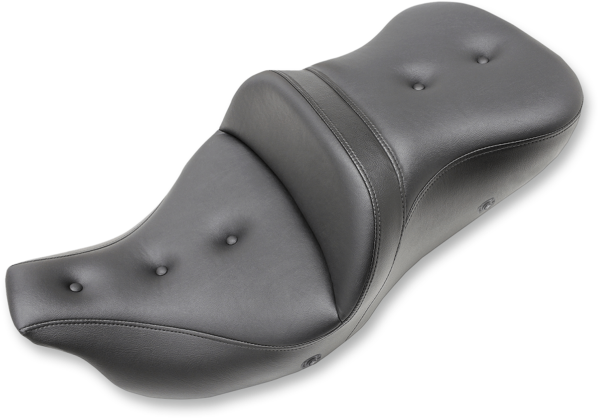 SADDLEMEN-Extended Reach Heated Pillow Top Road Sofas / '08-'22 Bagger-Seats-MetalCore Harley Supply