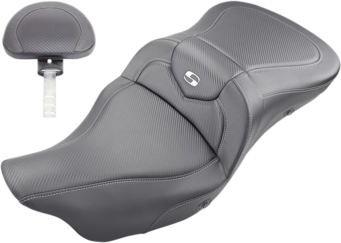 SADDLEMEN-Extended Reach Heated Road Sofas / '08-'22 Bagger-Seats-MetalCore Harley Supply
