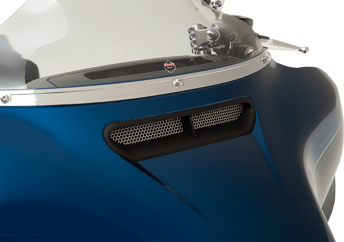 KLOCK WERKS-Fairing Vent Screen / '14-'23 FLH-Fairing-MetalCore Harley Supply