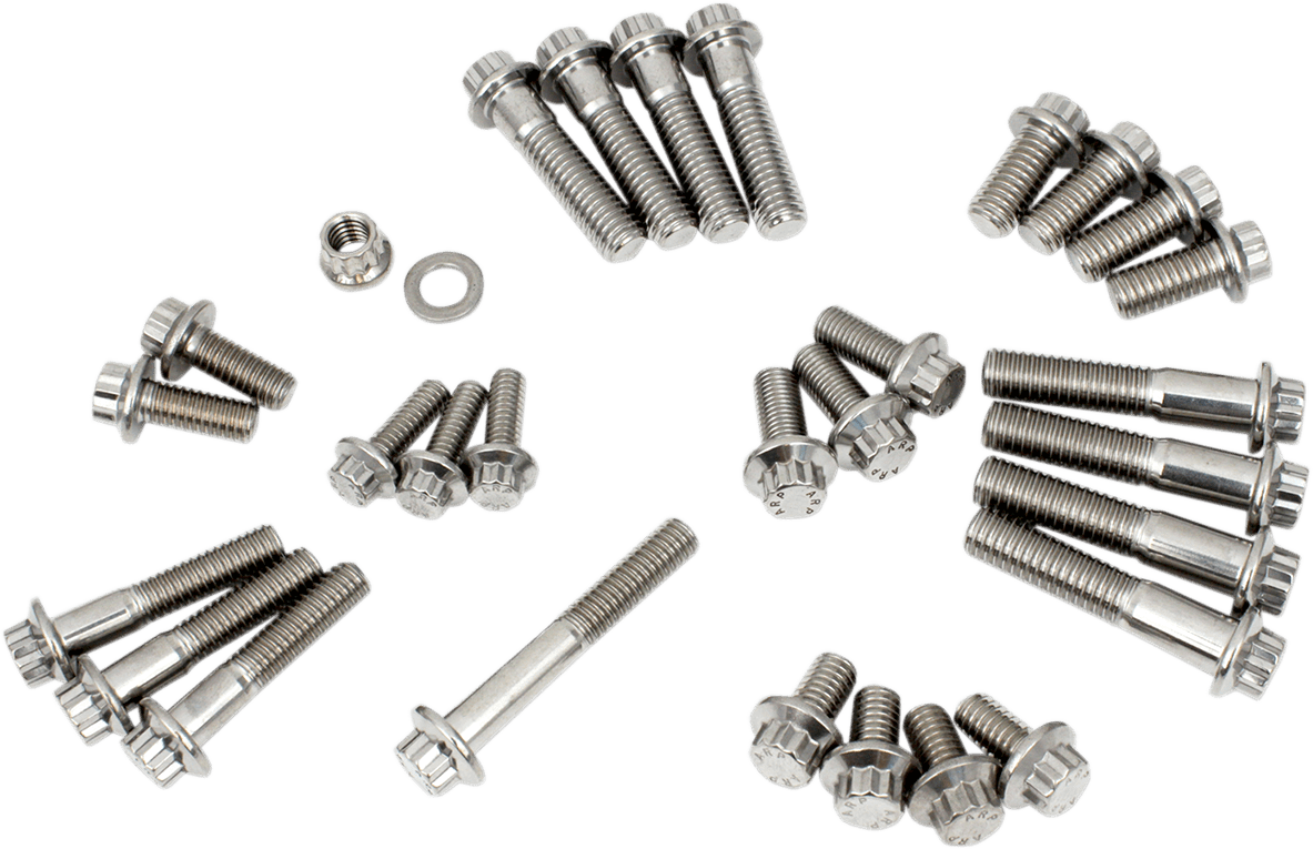 FEULING-ARP® 12-Point Chassis Dress Up Fastener Kits / '17 Up Big Twin-Hardware-MetalCore Harley Supply