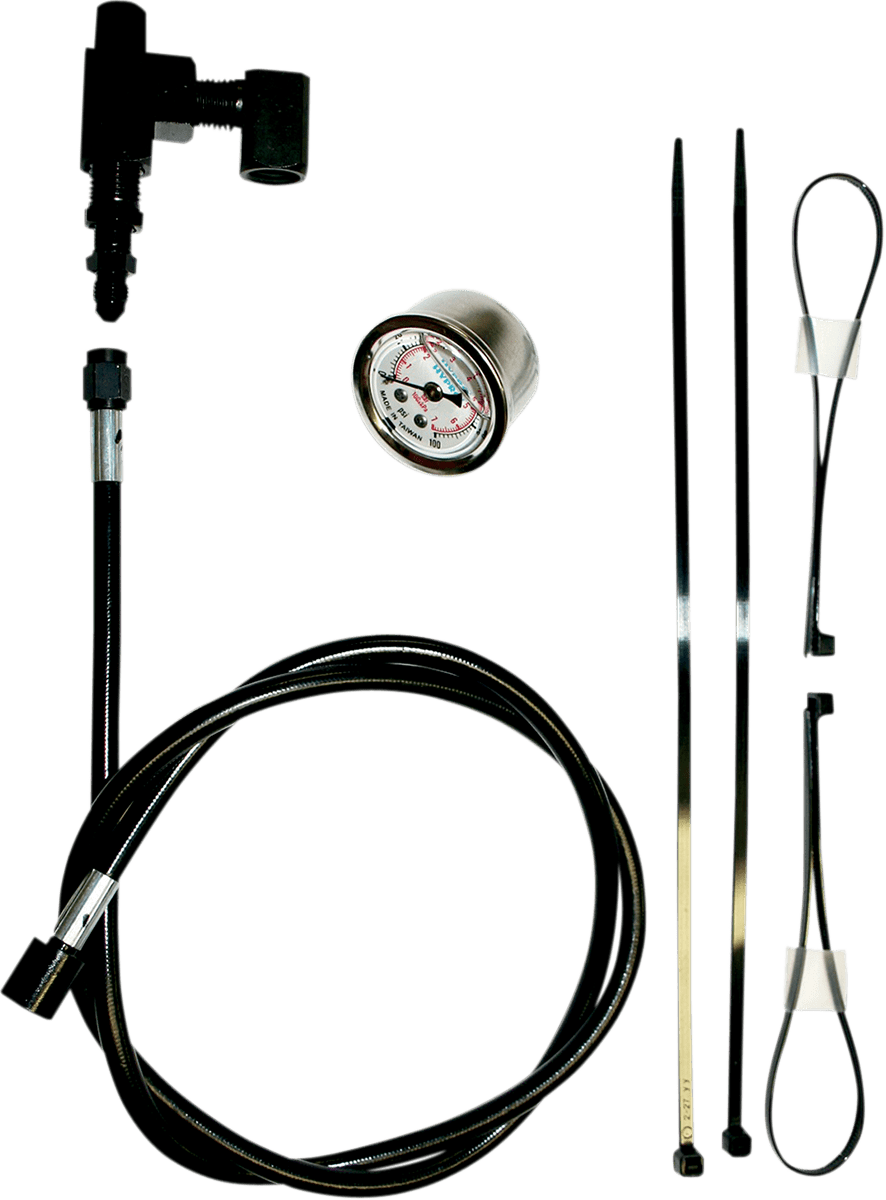 FEULING-Remote Oil Pressure Gauge/Line Kits / Evo - XL - TC-Oil Pressure Gauge-MetalCore Harley Supply