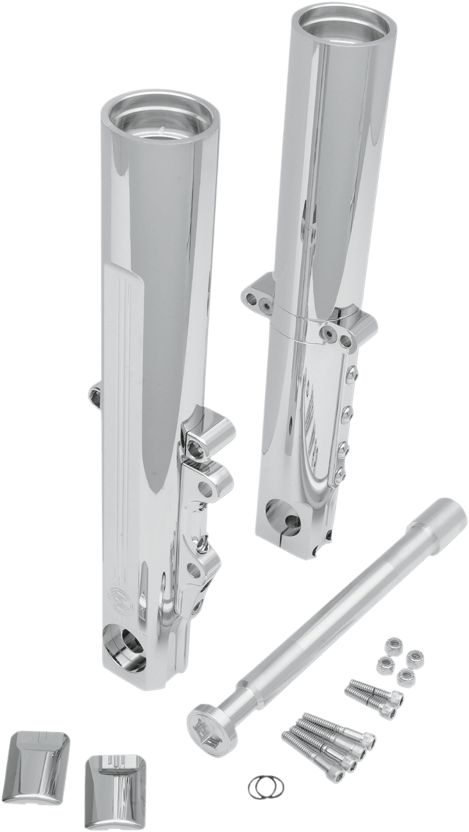 PERFORMANCE MACHINE-Fork Leg Kit for Stock or PM Calipers / '08-'20 Bagger-Lower Legs-MetalCore Harley Supply